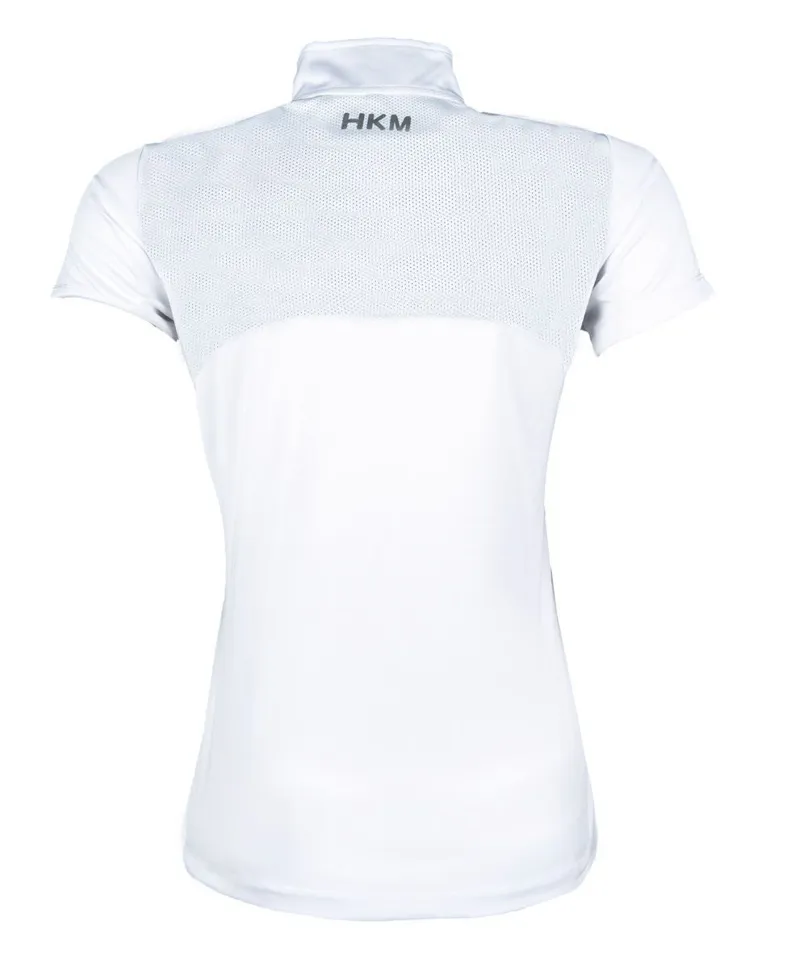 HKM High Function Competition Shirt Juniors in White-1